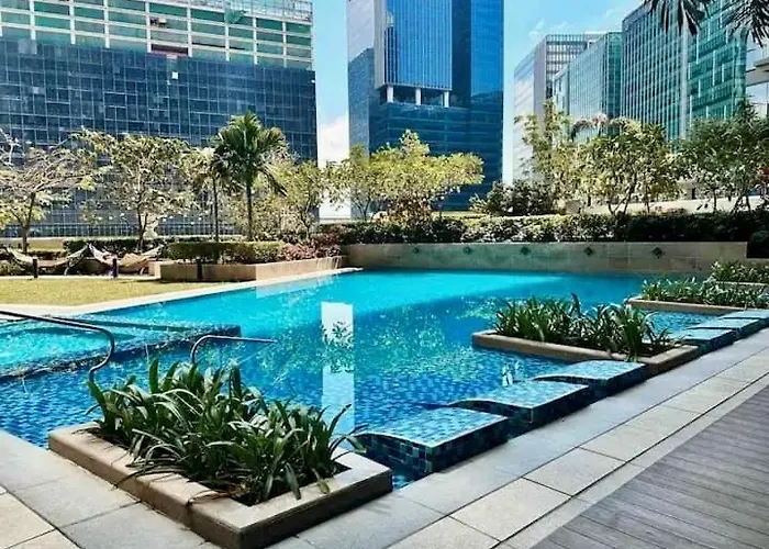 公寓 Uptown Parksuites Upscale Spacious Cor Unit Balcony And Views 马尼拉