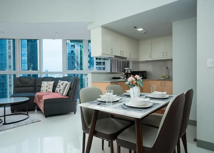 公寓 Uptown Parksuites Upscale Spacious Cor Unit Balcony And Views 马尼拉